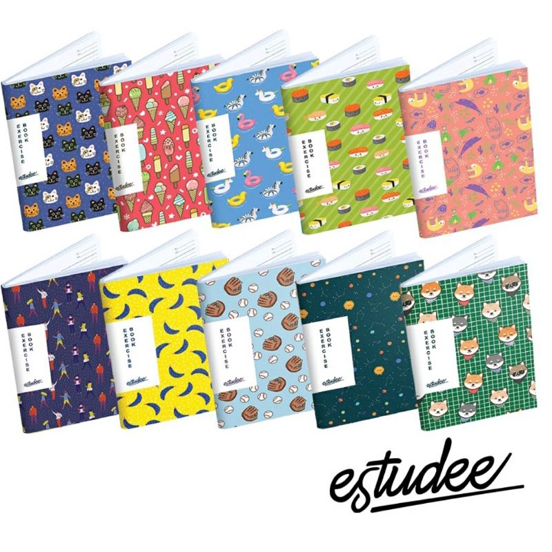 

Taman Bookstore - ESTUDEE F B5 FANCY PATTERN ISI 10 (GBTS)