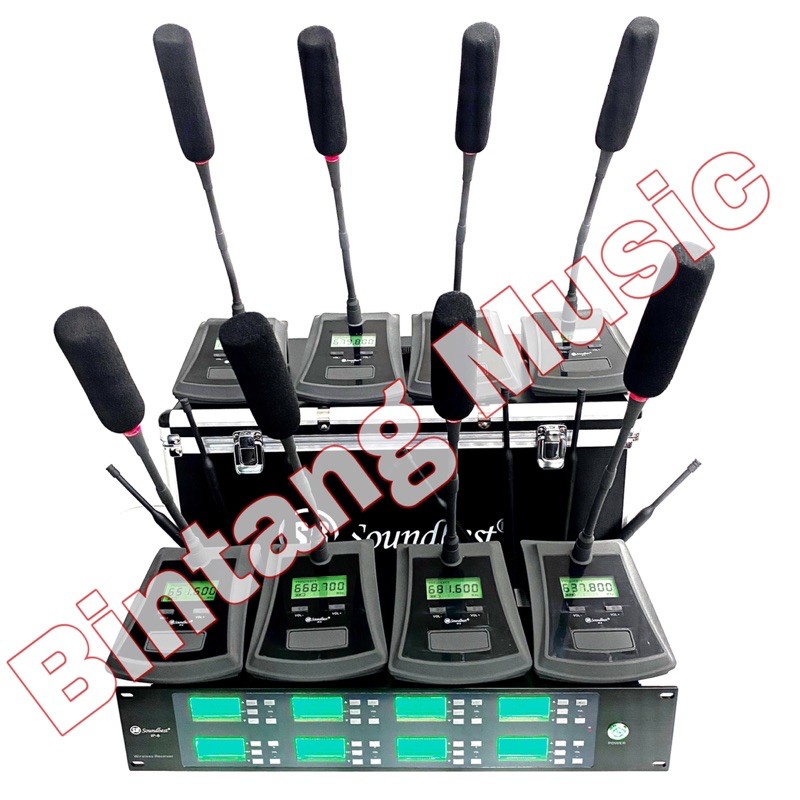 Mic Wireless Podium Soundbest Ip 8 Conference original soundbest IP8