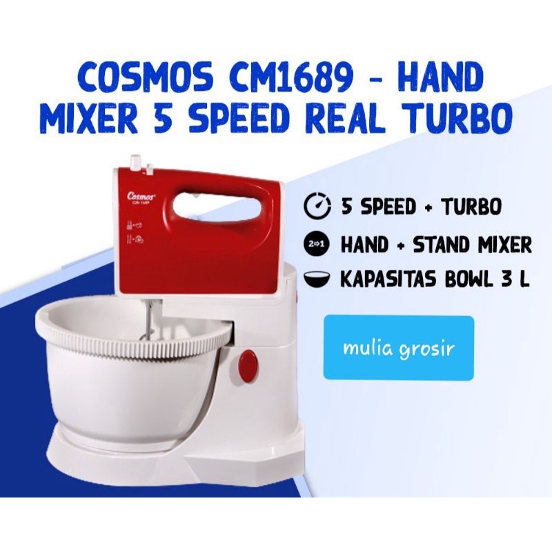 Stand Mixer Cosmos CM 1689 / Mixer Comp Cosmos CM 1689