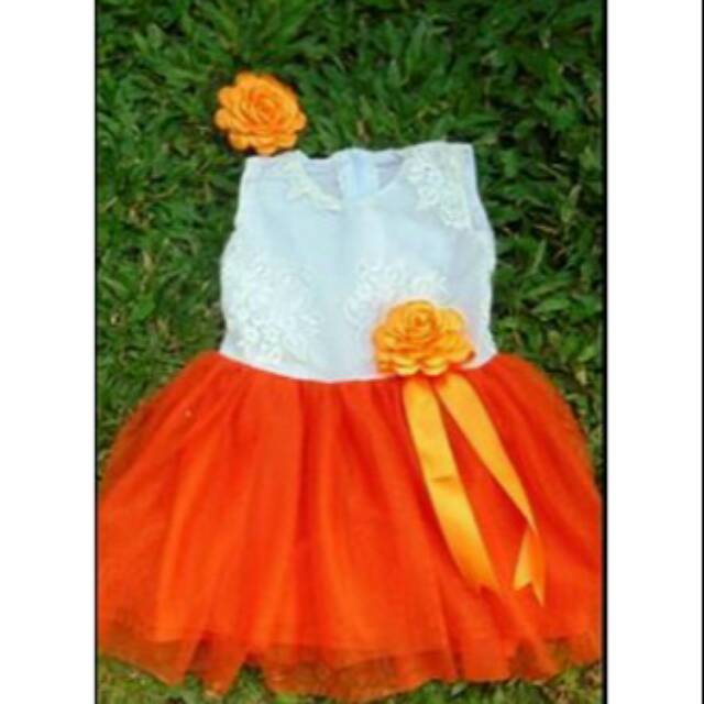 Dress burkat orange