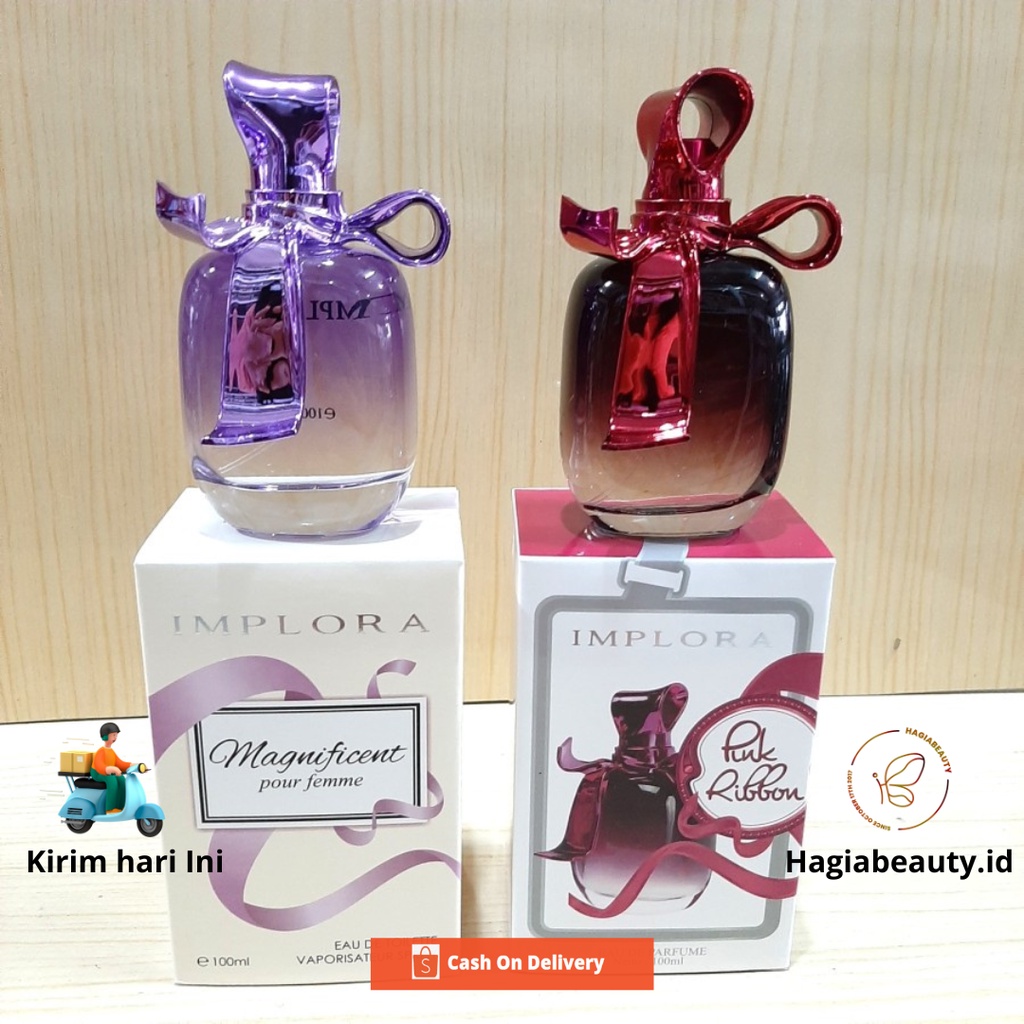 BISA COD - Parfum implora pita / parfum wanita wangi tahan lama / parfum implora ribbon