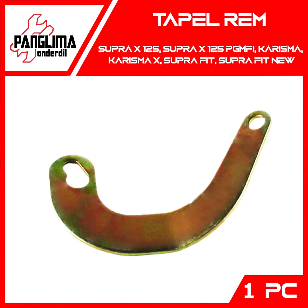 Tapel Pedal Rem Supra X 125 &amp; Karisma &amp; Karisma X &amp; Supra Fit &amp; Supra Fit New &amp; Supra X 125 PGMFI Tapal Kuda Standar Tengah