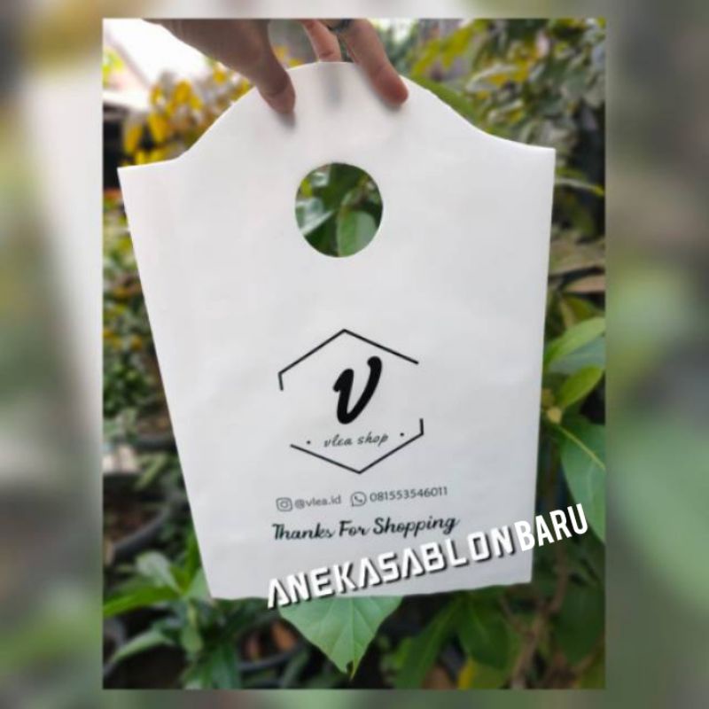 

Kantong Plastik Sablon Plong PE Gunung 25x35