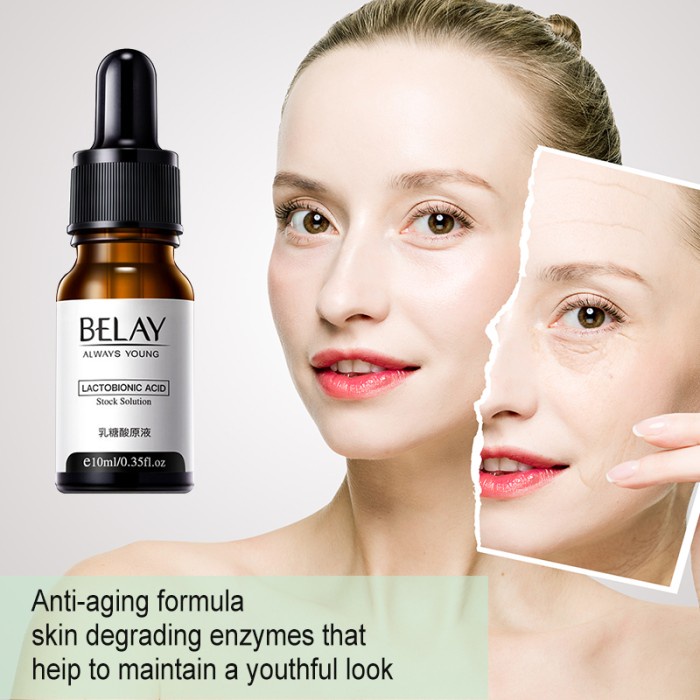 Belay Serum Wajah Lactobionic Acid / Serum Anti Aging / Keriput / Anti Penuaan Dini