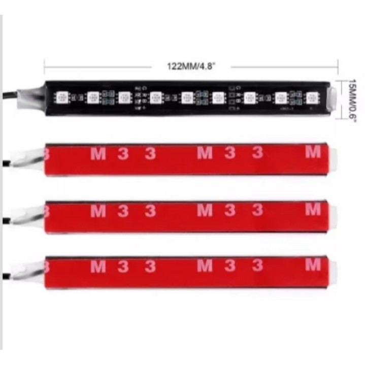 [COD] lampu variasi Kolong Mobil RGB 16 Mode Warna