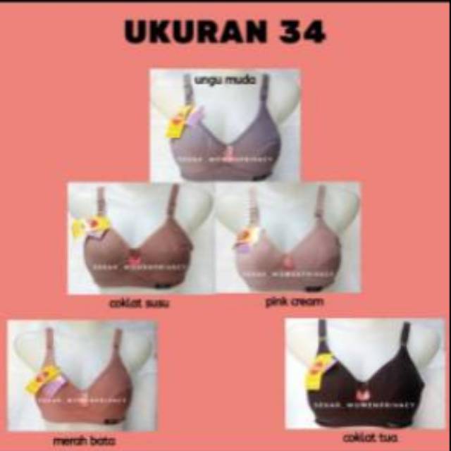 BRA/BH NON BUSA VENNA (ukuran 34,36,38)