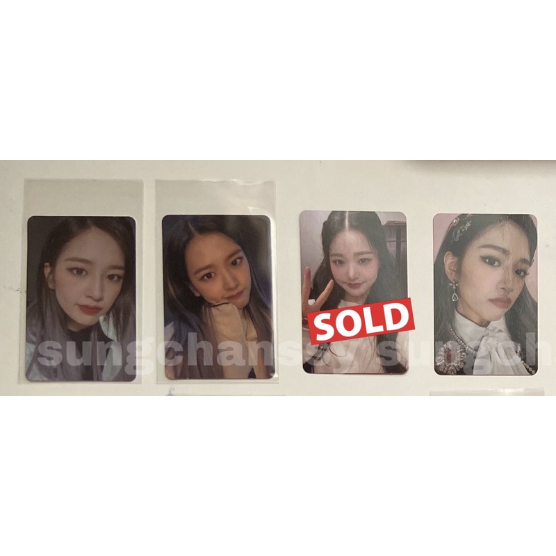 pc photocard yujin izone iz*one one reeler scene 1 scene 3