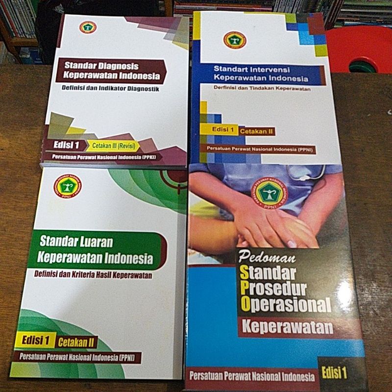 Jual 4 BUKU PAKET STANDAR KEPERAWATAN SDKI.SLKI.SIKI.PSPO.SPO.PPNI ...