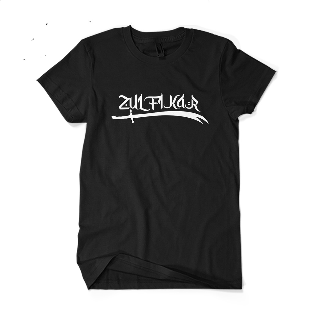 BISA COD Distro Kaos ZULFIKAR 100 % Cotton Combed 30s Cewek Cowok Unisex Tees Terbaru Keren / Shirt 