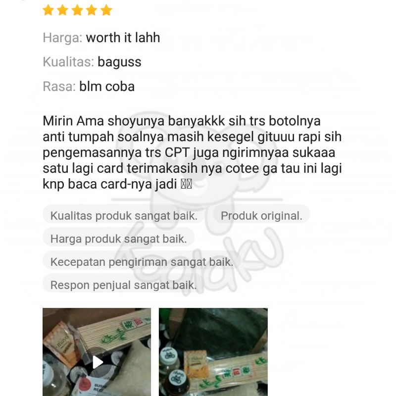 Paket Bahan Pembuat Sushi Maker Set Nori Kimbab dan Onigiri Baby Koala Lengkap Halal Komplit Instan Praktis