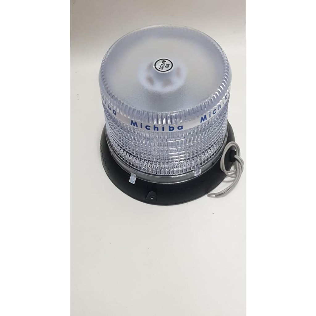 Lampu Rotary Mini Rotari Led Blitz Aksesoris Mobil Truk Michiba 12cm - Putih