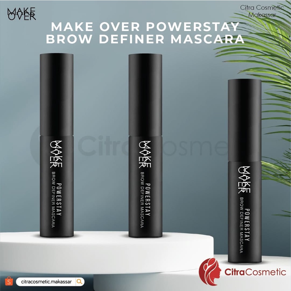 Make Over Powerstay Brow Definer Mascara 6.5G | Long Black | Chocolate | Coffee Cream