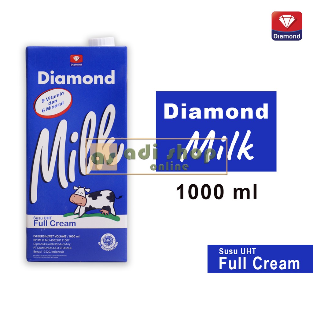 

SUSU DIAMOND FULL CREAM 1 LITER | DIAMOND MILK FULL CREAM