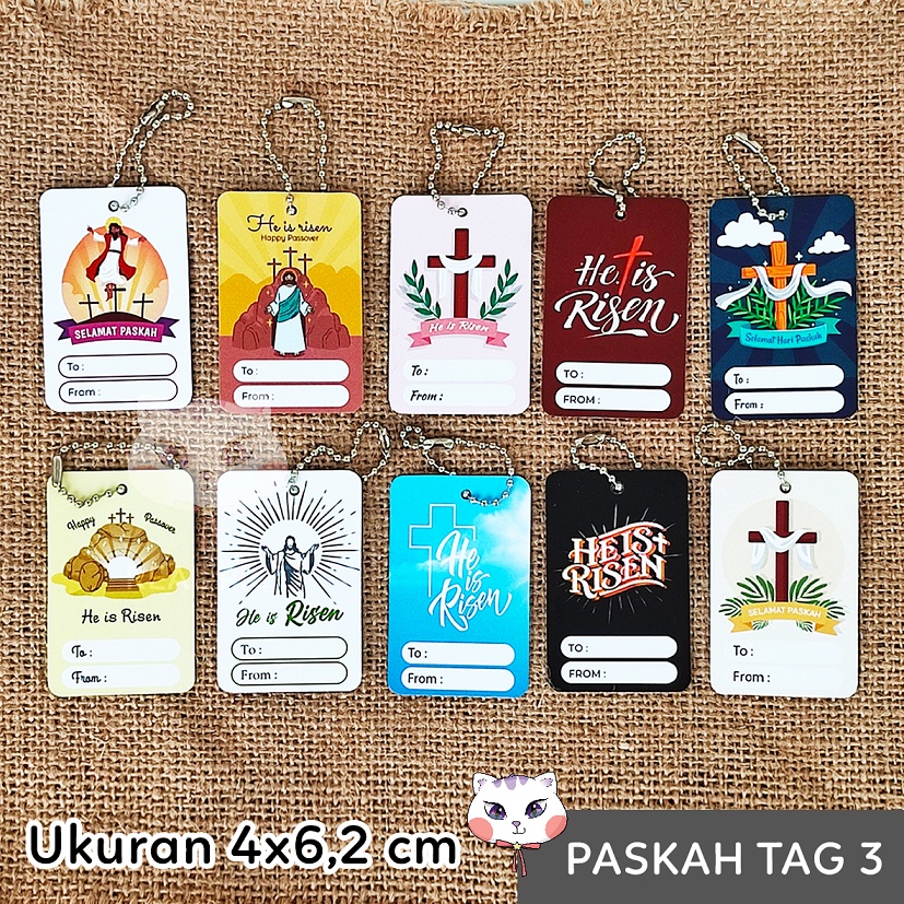 

HANG TAG PASKAH PASSOVER free rantai / LABEL GANTUNGAN