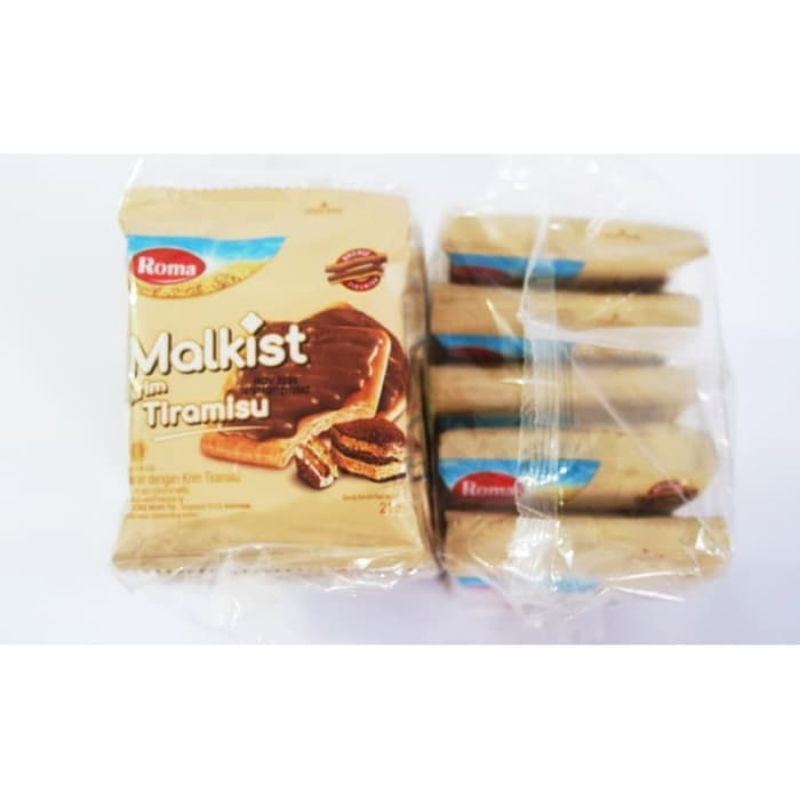 Roma Malkist Tiramisu Renceng si 10
