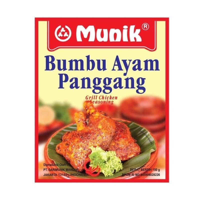 

MUNIK Ayam Panggang Bumbu Masak Instan [150 gr]