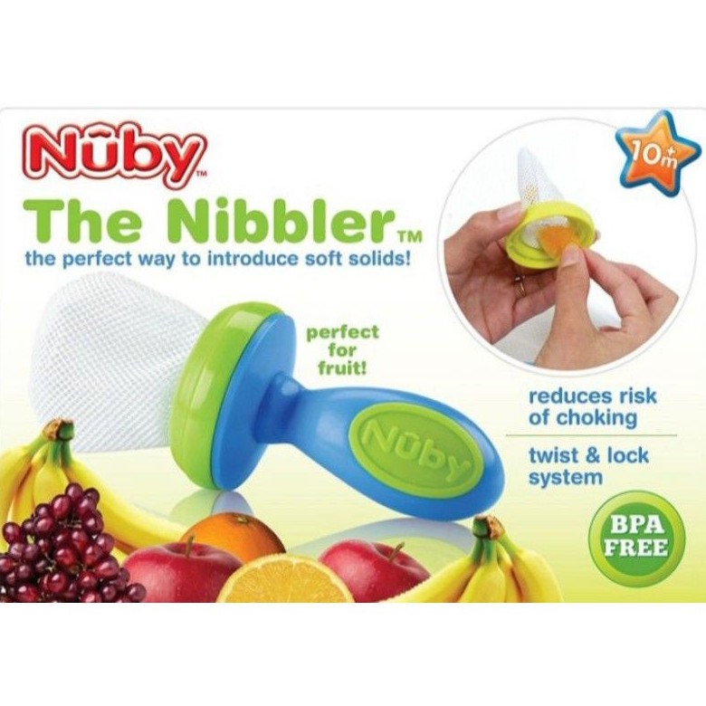 NUBY Nibbler Fresh Food Feeder Jaring Makanan Empeng Buah