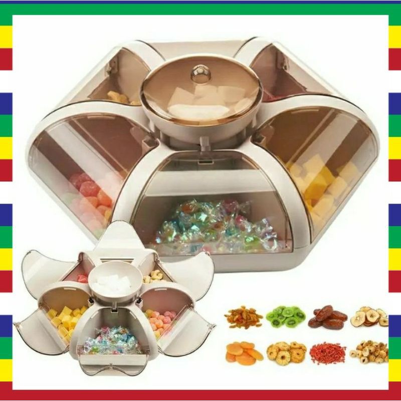 Toples Lotus Tempat Permen Wadah Permen Candy Storage Box Original Tritu