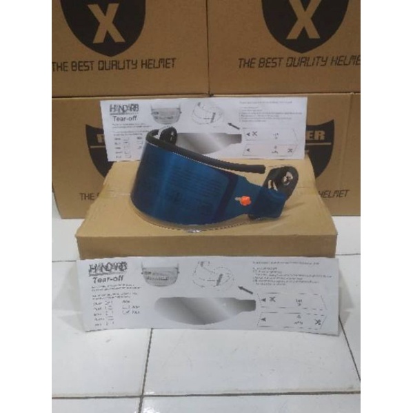 COD | Paket flat visor plus tear off + post + dudukan/rachet KYT RC7 R10 K2RIDER V2R MDS VIKTORY