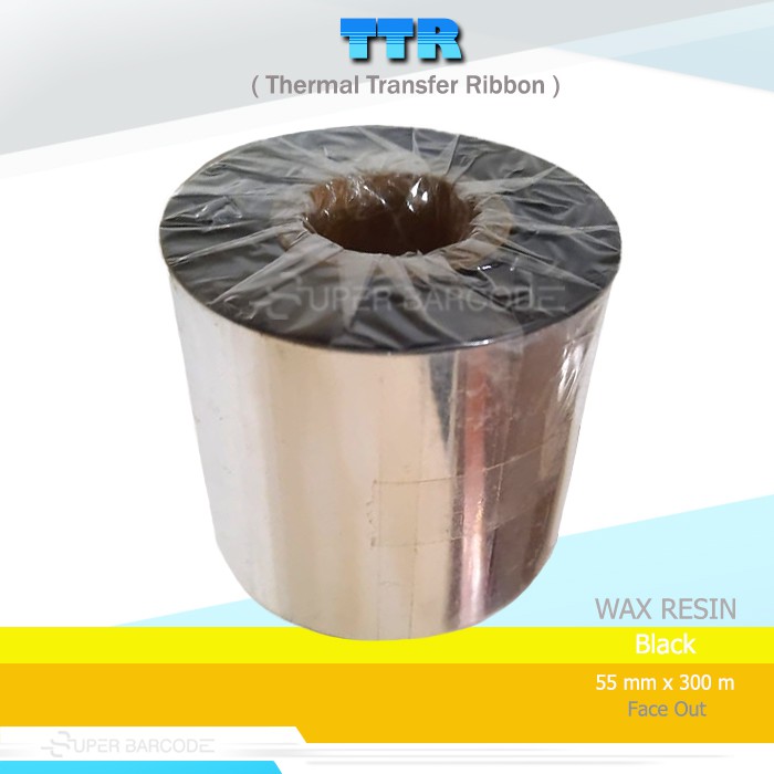 WAX RESIN Ribbon 55mm x 300m