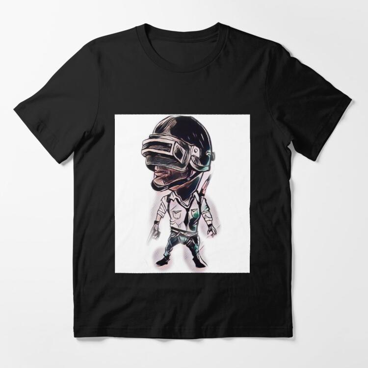 Kaos Custom pubg logo war caricature