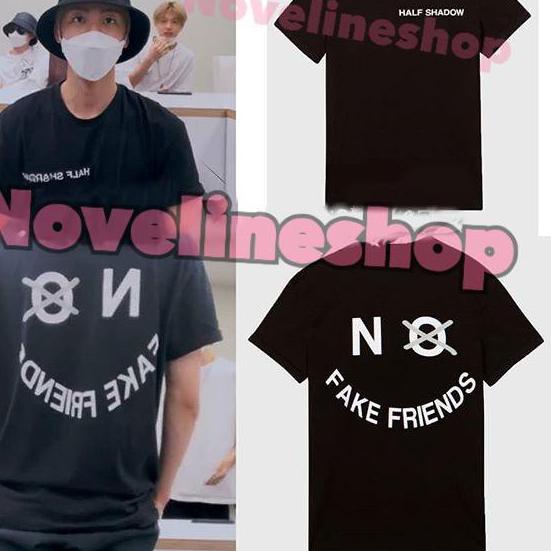 ♩ KAOS TSHIRT HALF SHADOW NO FAKE FRIENDS NCT ♟