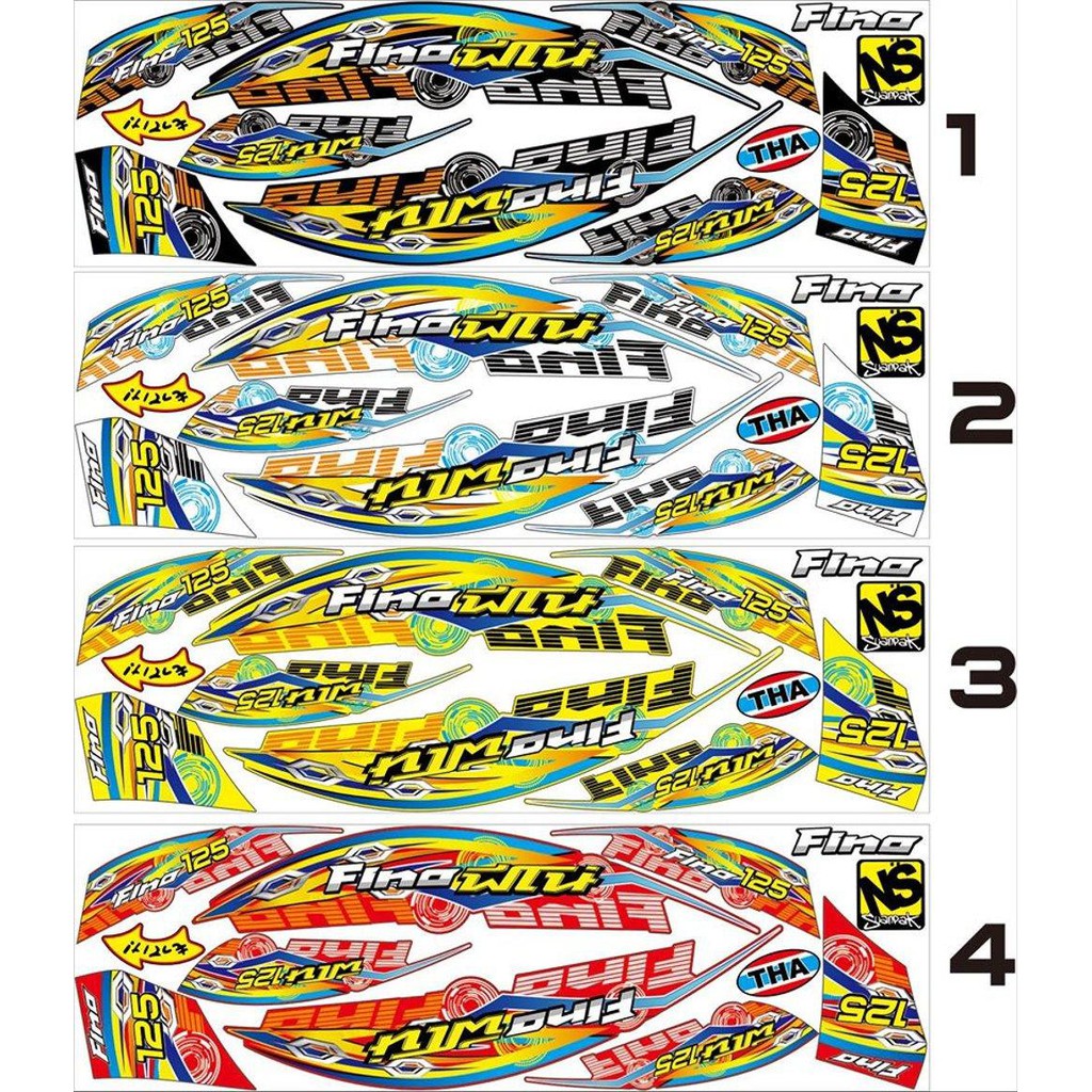 striping fino 125 fi thailand.