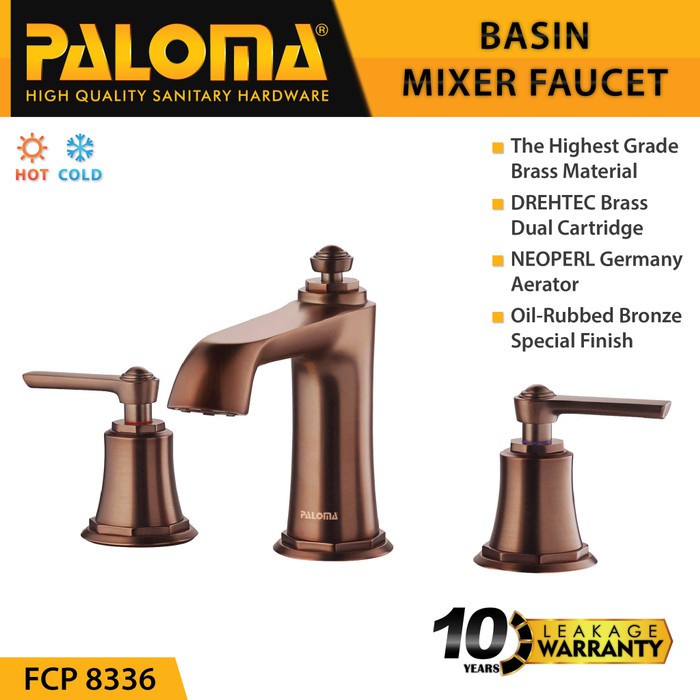 Faucet PALOMA FCP 8336 Keran Kran Air Panas Dingin Wastafel Sink