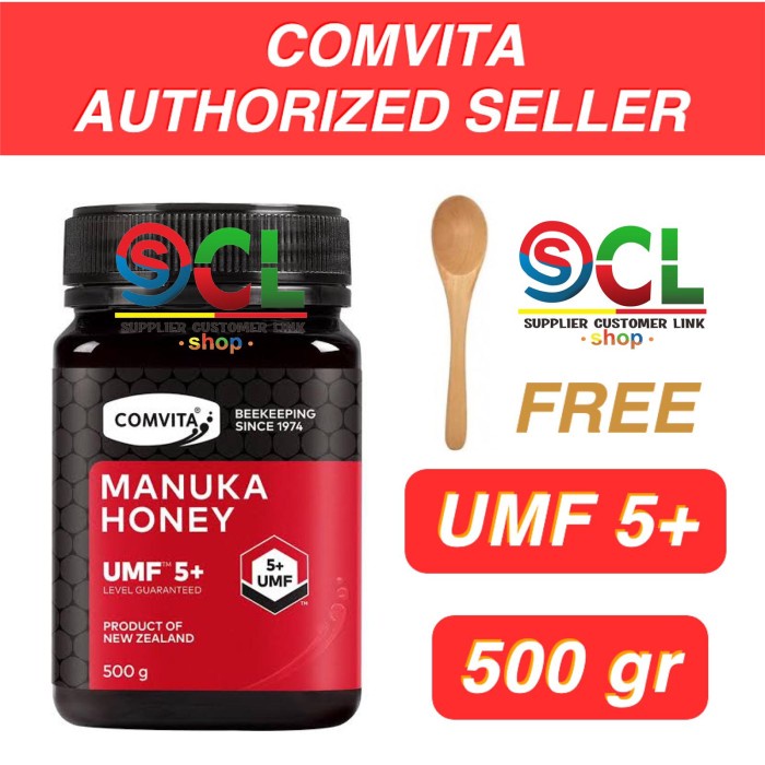 

nh201dd Comvita Manuka Honey Umf 5+ 500Gr Ds201Fs