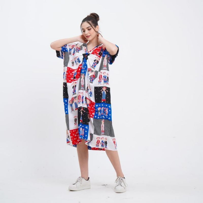 TUNIK KAFTAN MOTIF MODERN