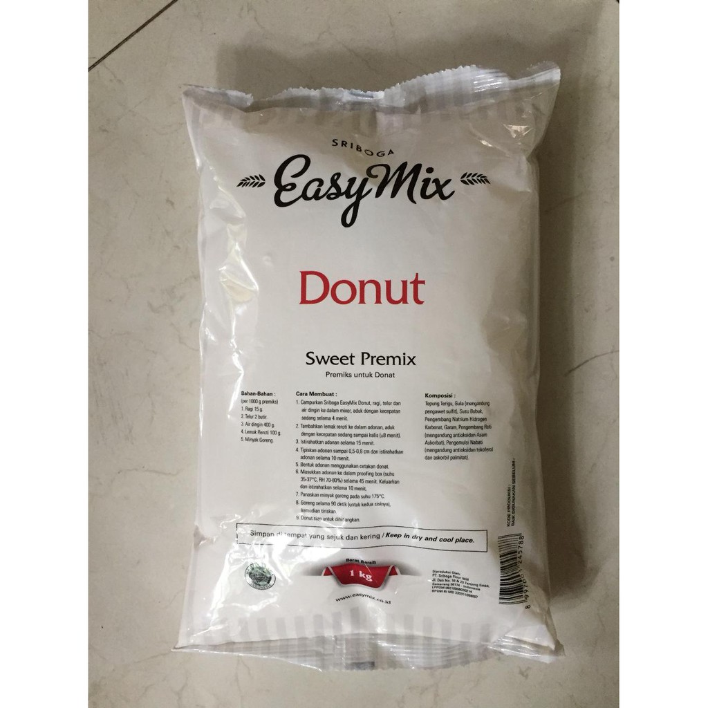 SRIBOGA EASYMIX DONUT 1KG / SWEET PREMIX