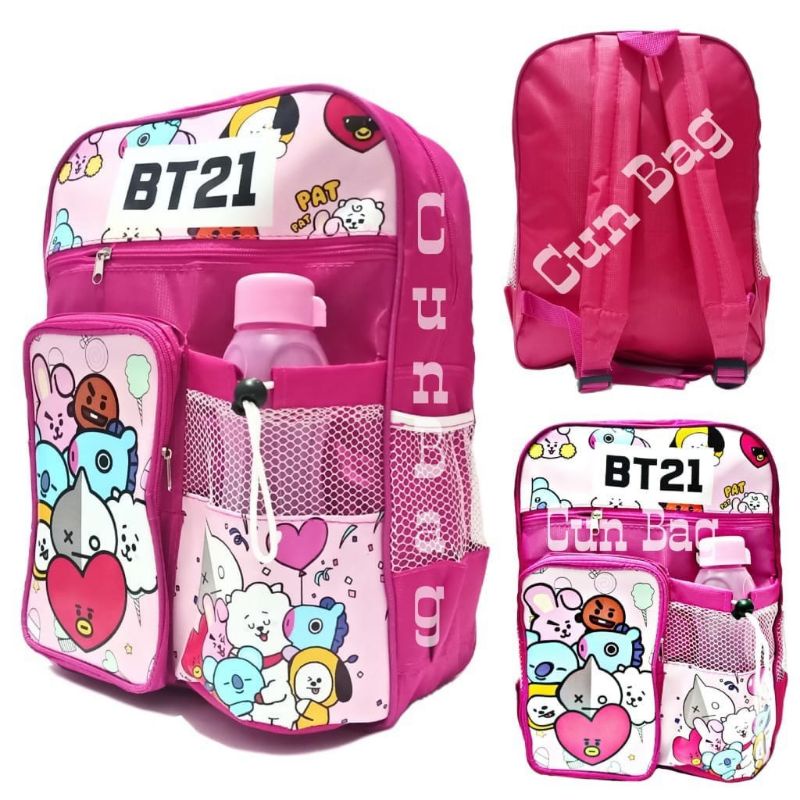 tas bt211 bts anak lucu tas rangsel sekolah motif bts bt211