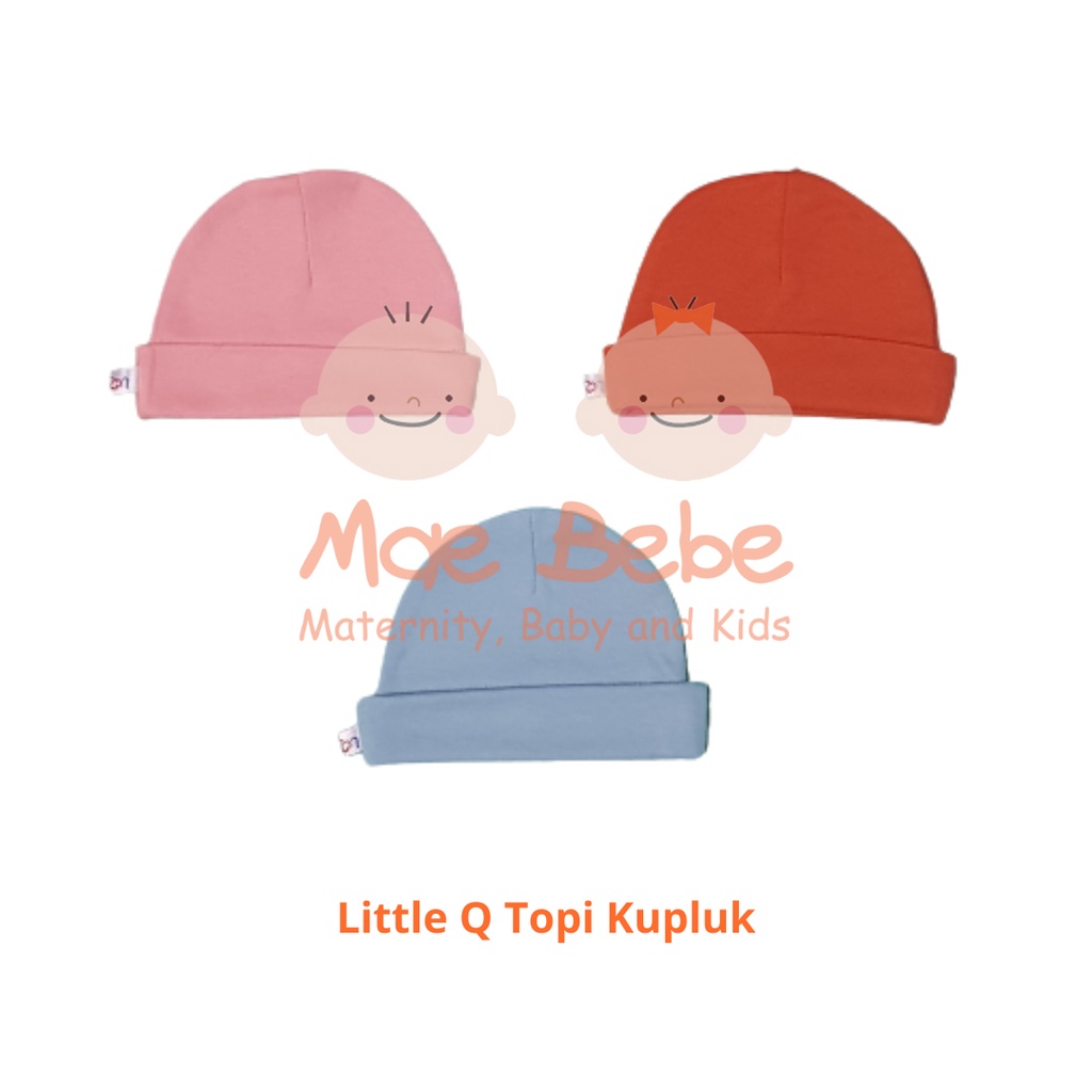 Little Q Topi Kupluk Polos Warna