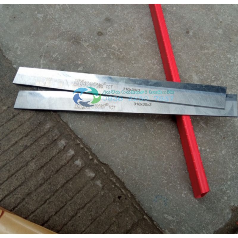 Pisau planer TCT KADUR 310 X 30 X 3 mm Pisau Planer Knife Kayu Pisau Serut Pisau Ketam TCT KADUR 310