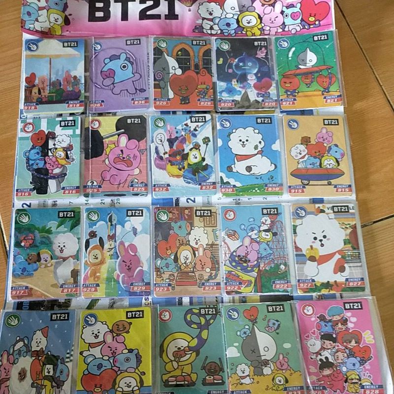 mainan kartu bt21