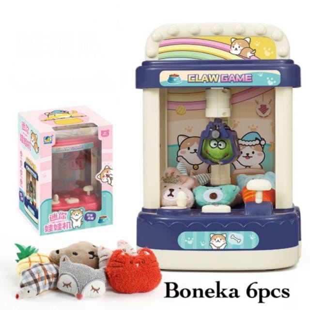 MAINAN ANAK CLAW MACHINE / MESIN TANGKAP BONEKA / MESIN CAPIT BONEKA SEPERTI TIME ZONE