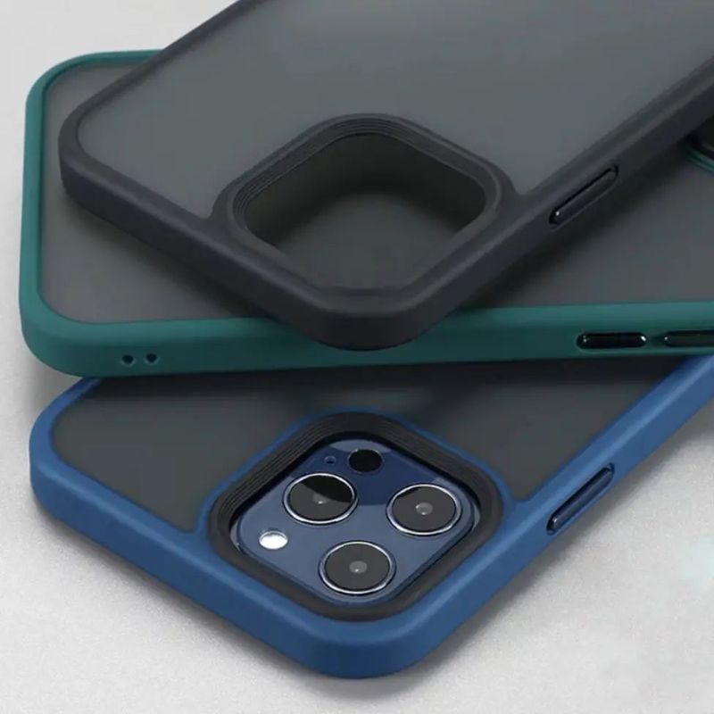 IPHONE 12 12 PRO Silikon Likgus Hybrid Shockproof Armor Case Matte