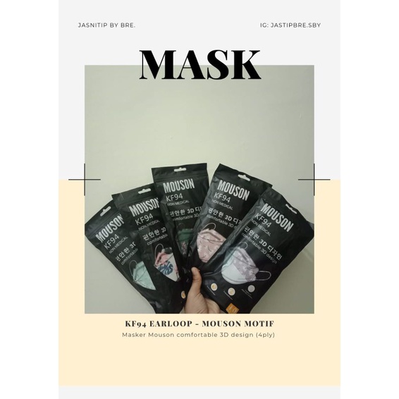 Masker Mouson Kf94 Motif