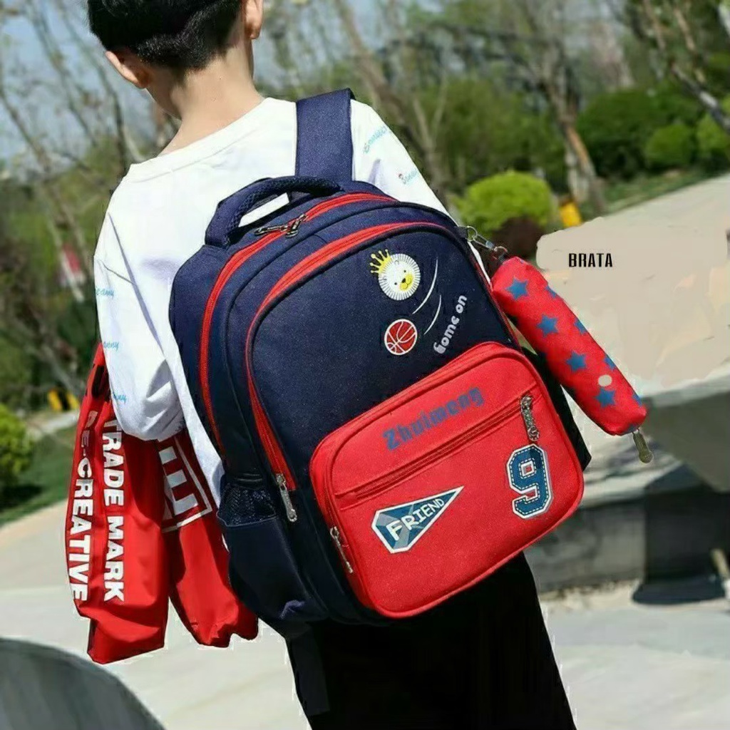 Ts store Tas Sekolah Anak Import Premium High Quality Terbaru - Tas Ransel Anak Motif Karakter Lucu - Tas Ransel Anak Sekolah SD - Tas Anak Karakter Unicorn - Tas Anak Karakter Captain America - Tas Anak Karakter  - Backpack Anak Sekolah Unisex [BK