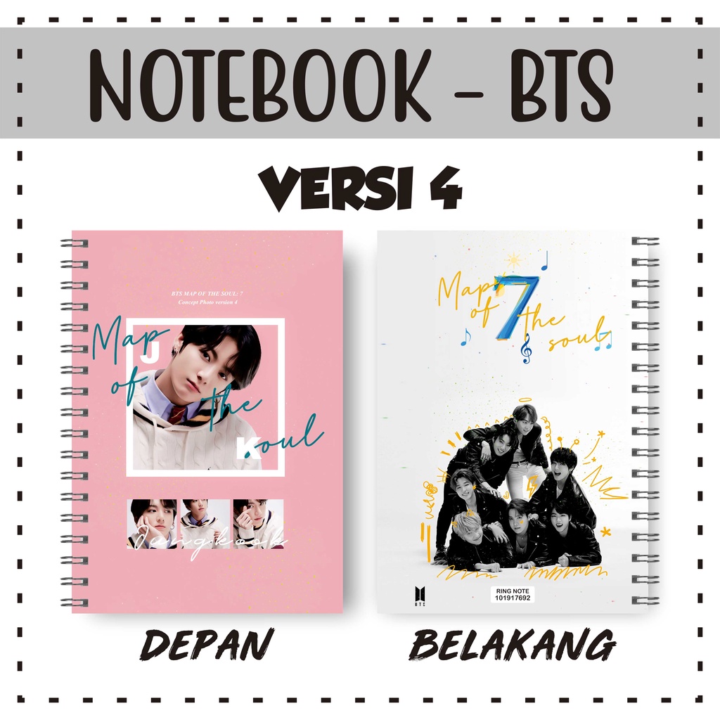 

Notebook KPOP BTS Map Of The Soul; 7
