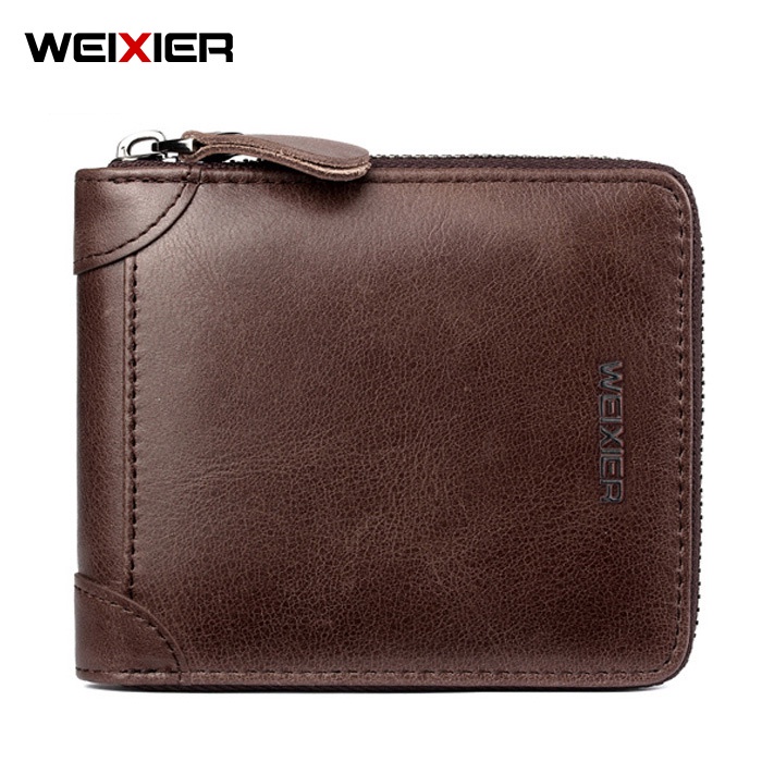 WEIXIER W98 Dompet Lipat Pria Bifold Pendek Kulit Premium WK-SBY