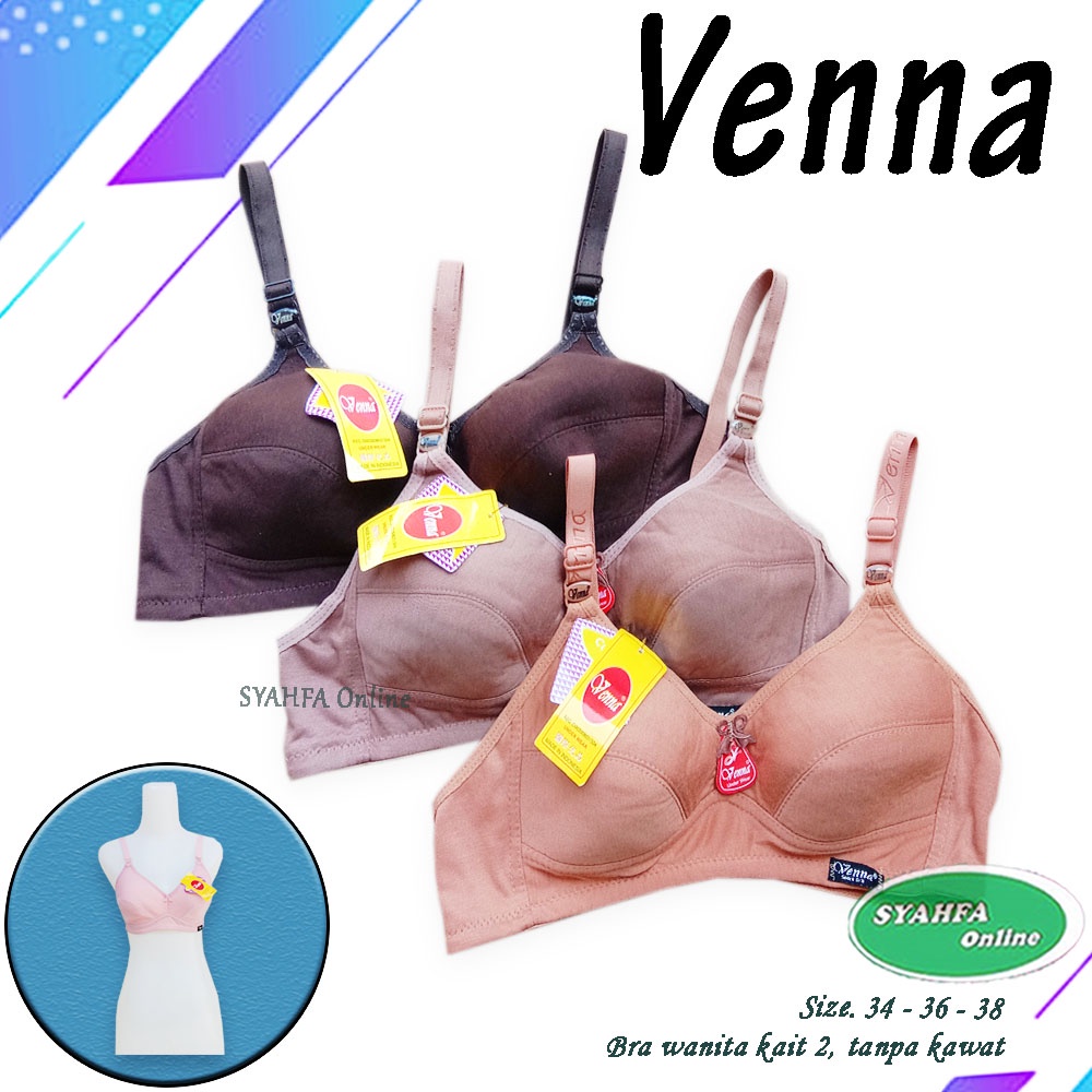 BH VENNA TERLARIS Bra Venna | Sport Bra BH KAIT 2 | BRA TANPA BUSA BH VENNA TERLARIS Sport Bra/BH ta