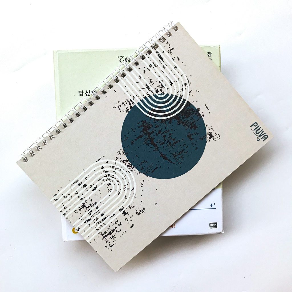 

NOTEBOOK AESTHETIC SPIRAL, BOOKPAPER #GRID #PLAIN #DOTTED #LINED