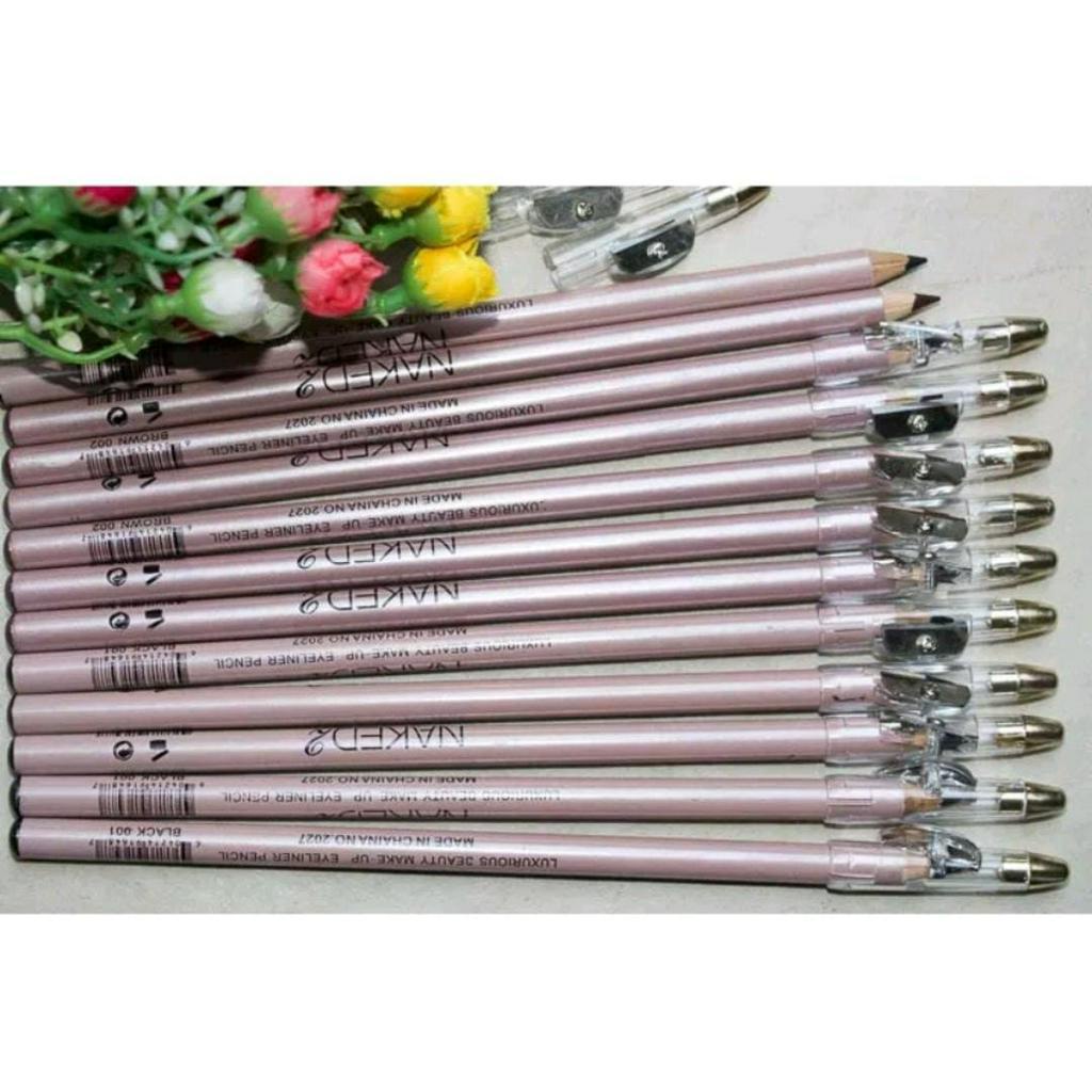 Pensil alis pigmented black brown termurah ori / eyebrow pencil Mac Naked Revlon