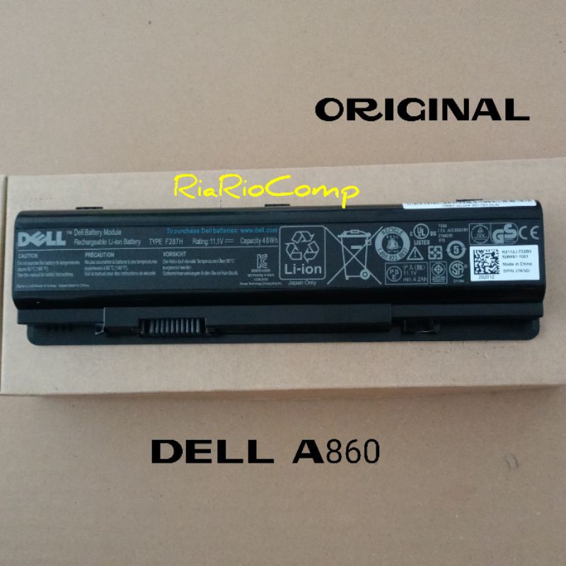 Battery DELL Vostro F286H F287H 1014 1015 1088 A840 A860 Inspiron 1410 ORIGINAL 6Cell