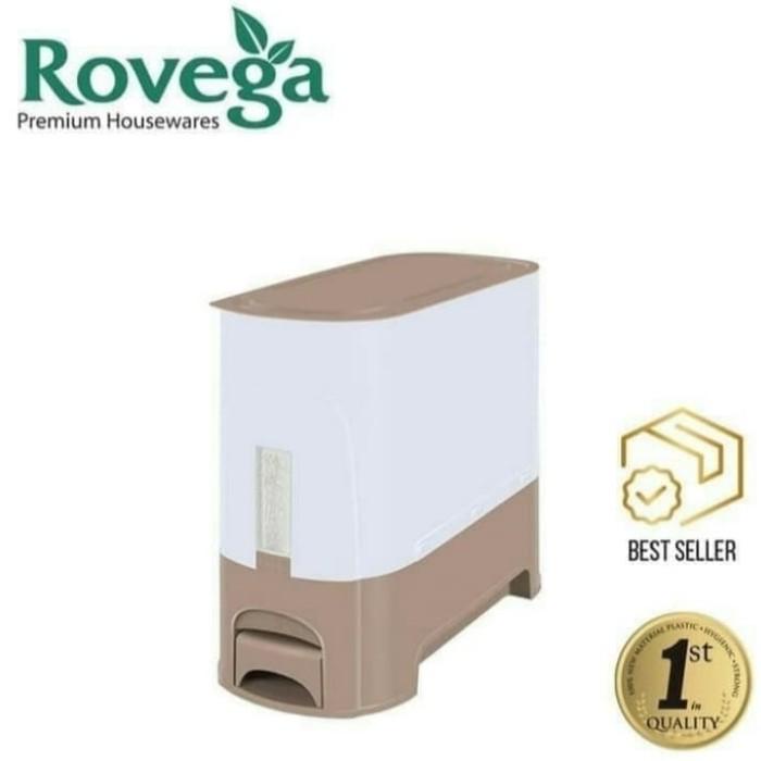 Laci | Rovega Tempat Beras 10Kg/Rice Wise Box Dispenser Rovega