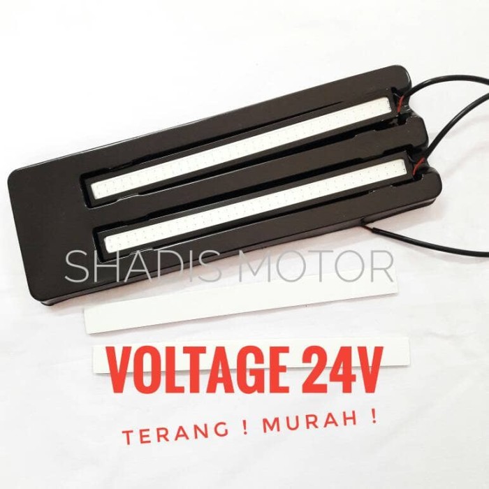 LAMPU LED DLR PLASMA LED 17cm STRIP COB MOTOR MOBIL TERANG
