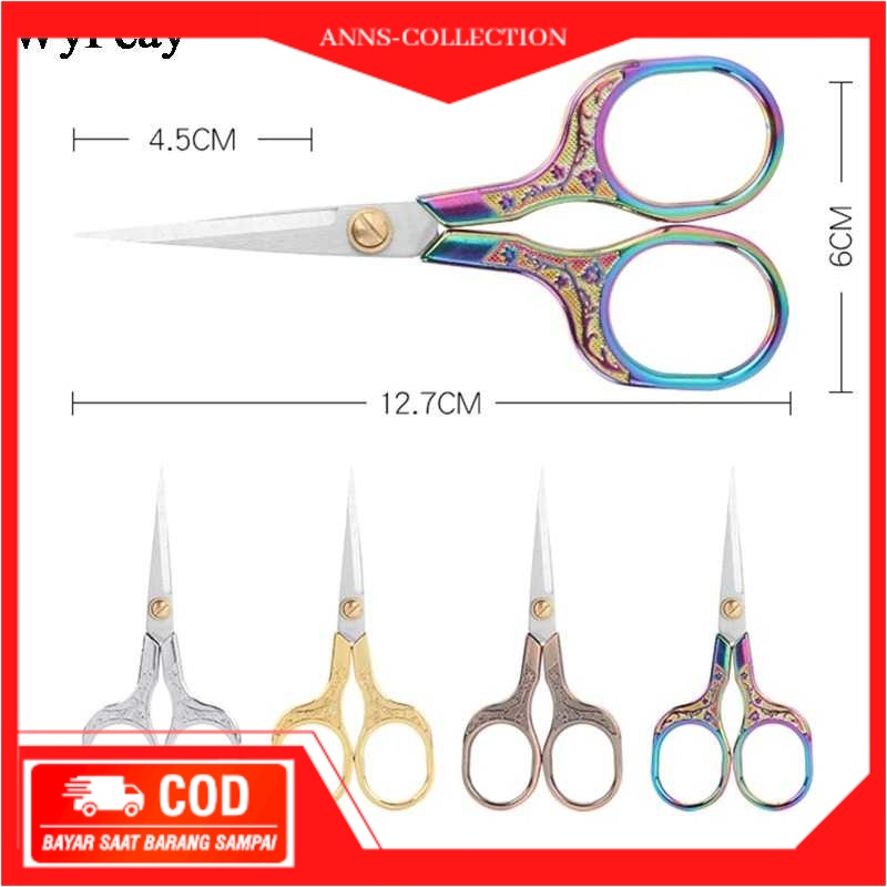 

[ANNS] -WyFeay Gunting Stainless Steel Vintage Scissors Design- JM