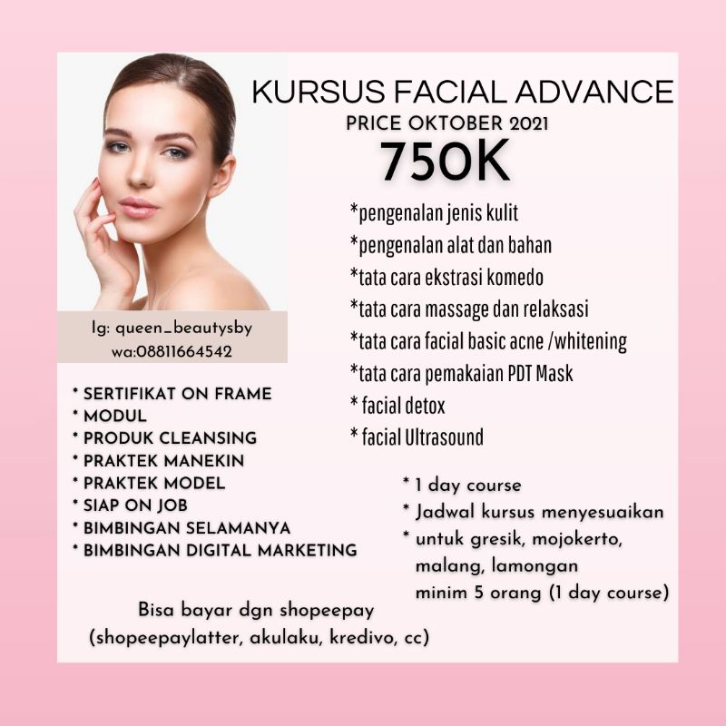 kursus facial lengkap