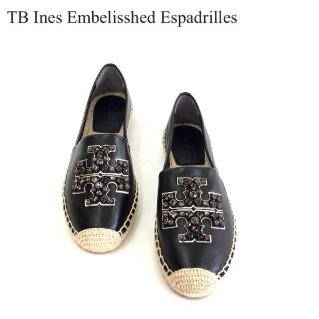 TORY BURCH Ines Embelisshed Espadrilles
